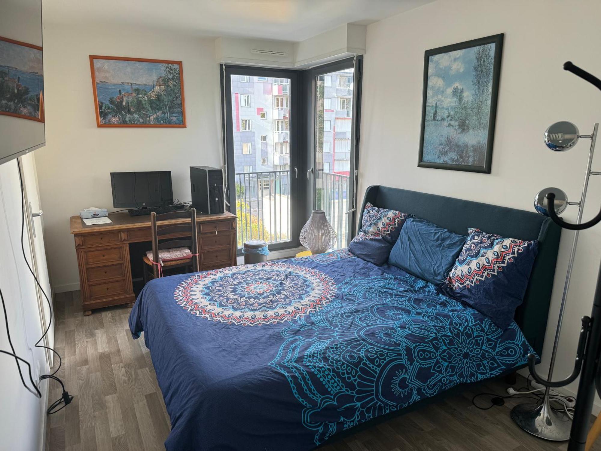 Grande Chambre 14 M2 Avec Salle De Bain Privative A Nanterre Prefecture Proche La Defense Arena Campus Sncf Et Paris Exterior foto